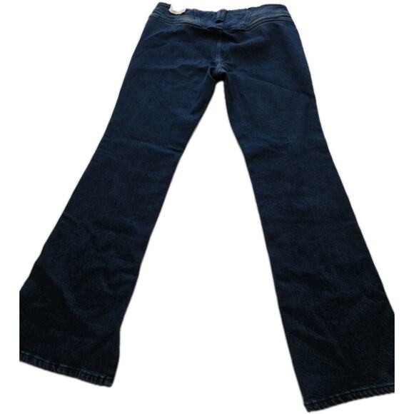 Free People Stillwater Jeans Low Rise Slim Flare Sz 31 NEW We The Free Split Hem - Picture 13 of 15